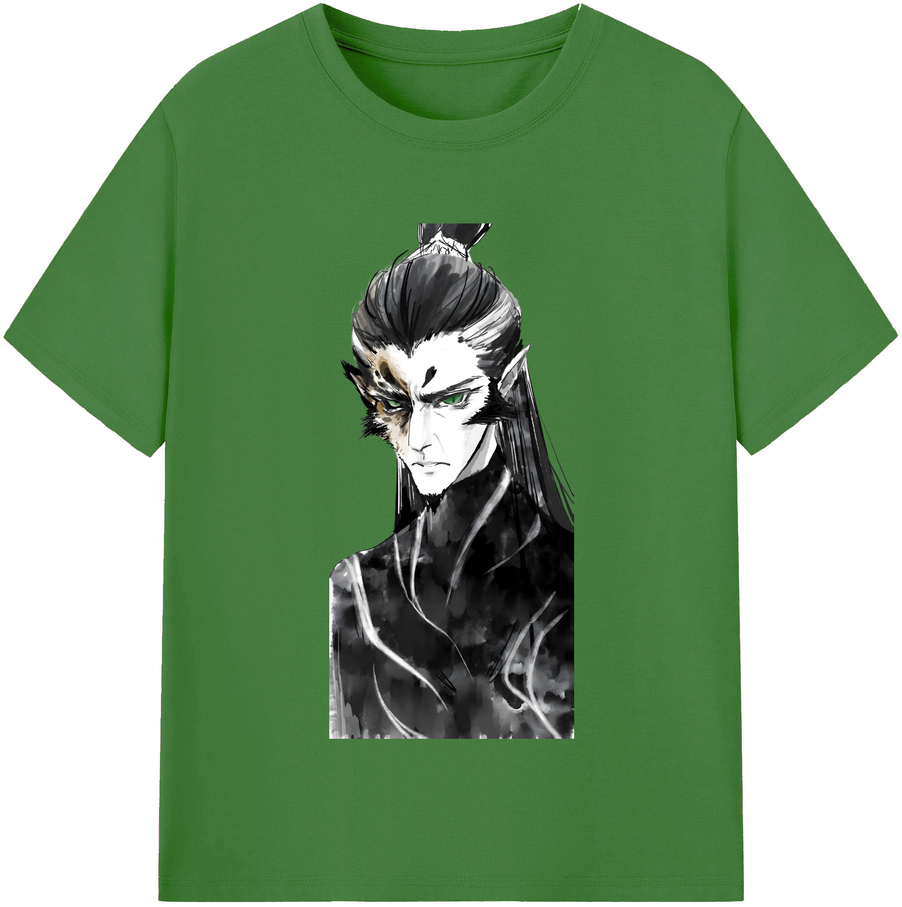（画像用） Ne Zha 2 ナタ 魔童の大暴れ レディースカジュアルプリントTシャツ（綿100％）